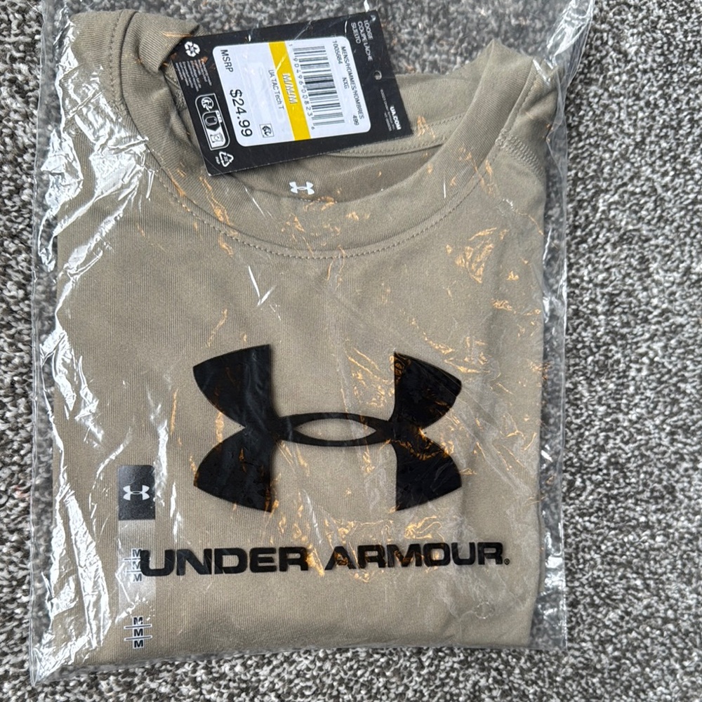 Under Armour Tan T-Shirt